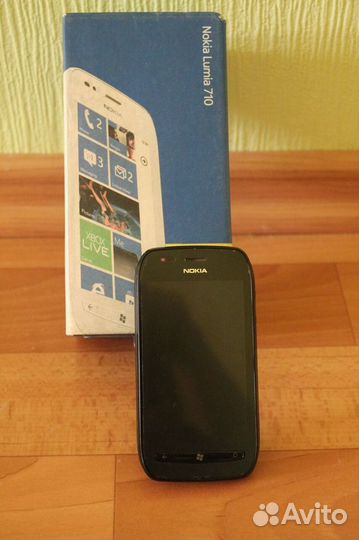 Смартфон Nokia Lumia 710 сотовый телефон черный