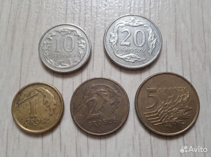 Монеты Польши,Франции,Турции(наборы)