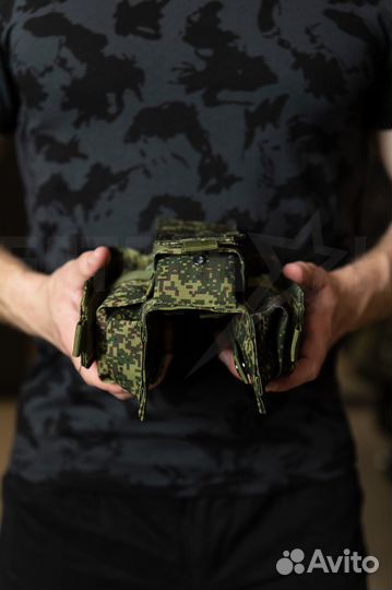 Подсумок тройной для магазинов закрытый, цифра