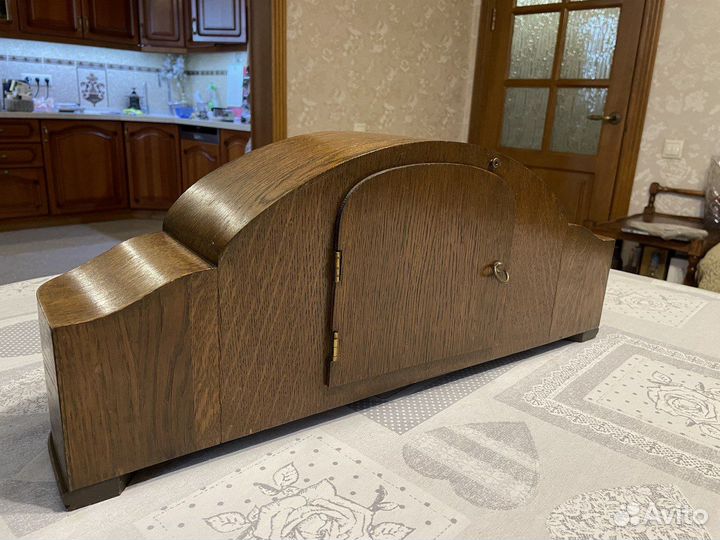 Антикварные каминные (настольные) часы Junghans