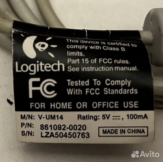 Веб камера Logitech QuickCam