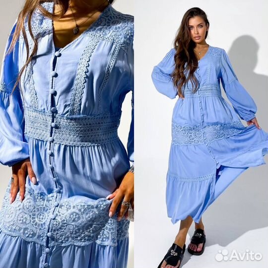 Платье хлопок