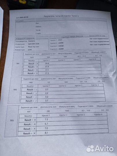 Форсунка топливная Skoda SuperB, 2013