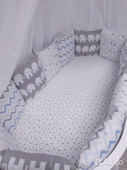 Бортики в кроваткув наличии