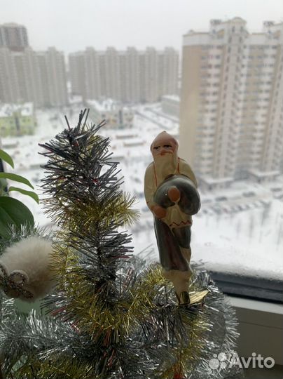 Елочная игрушка на прищепке