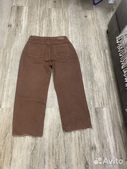 Джинсы женские широкие 48 размер - Pull Bear