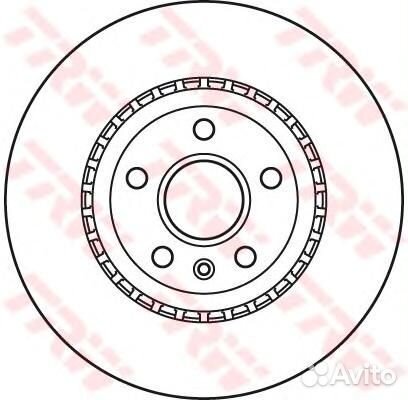 Диск тормозной передний opel Insignia 2008- /д