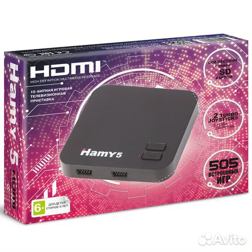 8bit/16bit Hamy 5 hdmi (505 игр)