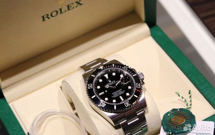 Часы rolex submariner Black Часы мужские rol