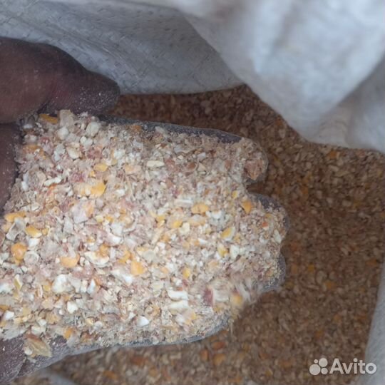 Зерноотход кукурузы в мешках