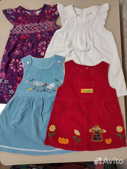 Вещи для девочки 80-86, 86-92