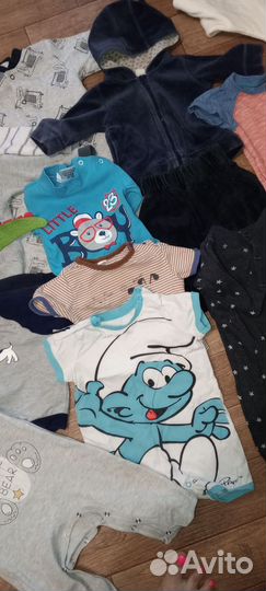 Вещи пакетом на мальчика 68 74 80