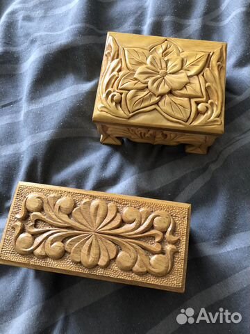 Шкатулка деревянная