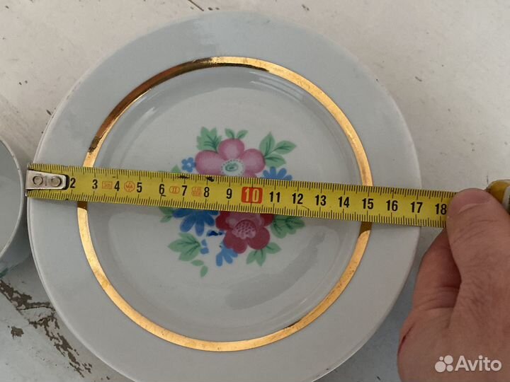 Чайный сервиз на 5 персон. Дулево