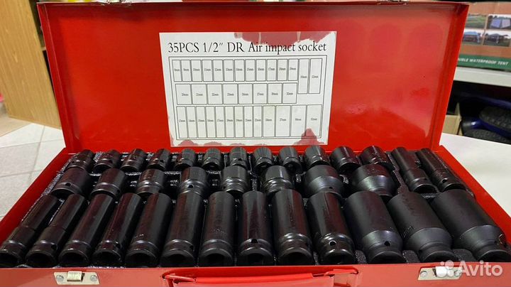 Набор ударных головок для гайковерта 1/2