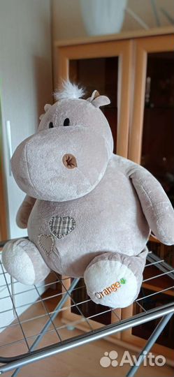 Мягкая игрушка бегемот