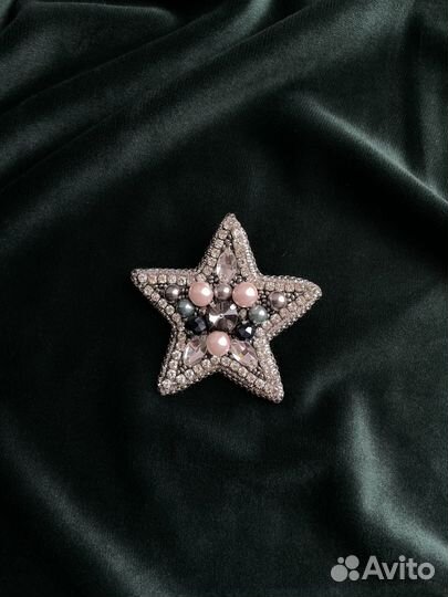 Брошь ручной работы