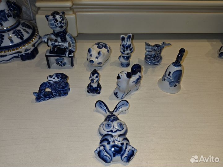 Фигурки гжель