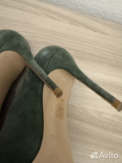 Туфли натуральная замша 37