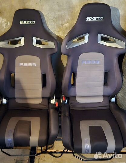Сиденье Sparco R333, полуковш, кресло спортивное