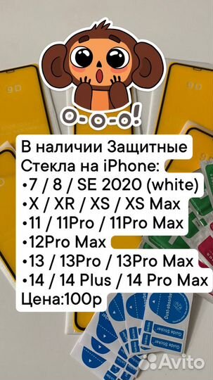 Защитные стекла iPhone