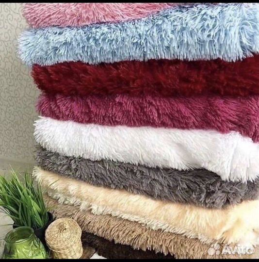 Плед пушистик/травка