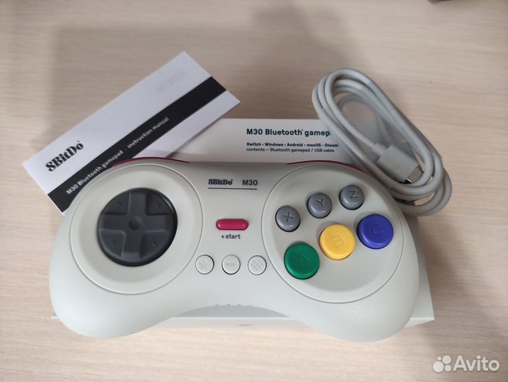 8bitdo M30 Bluetooth Limited White