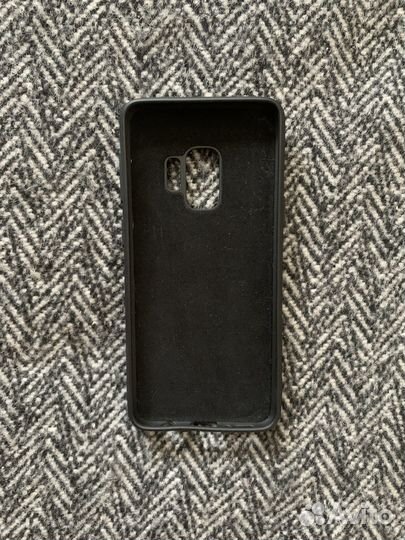 Чехол Samsung Galaxy s9,силиконовый,черный,матовый