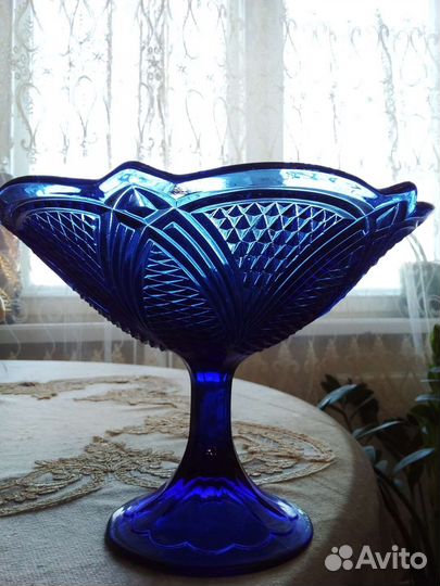 Вазы цветное стекло СССР