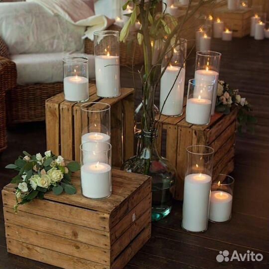 Насыпные свечи в аренду