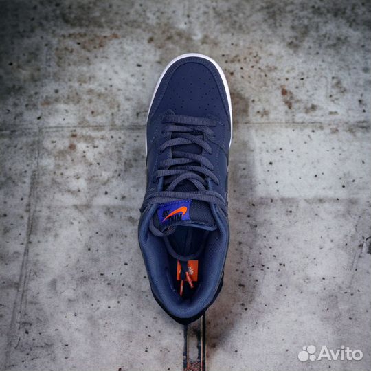 Кроссовки Nike SB Dunk Low Navy Black Gum