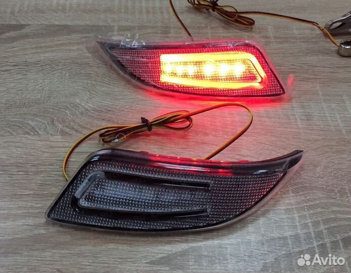 Camry 55 LED Фонари в задний бампер катафоты H3HF9