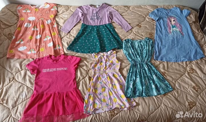 Вещи пакетом на девочку от 4 до 6