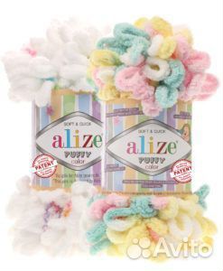 Пряжа Ализе Пуффи Alize puffy
