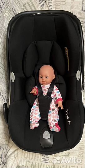 Автокресло автолюлька 0+ Pouch Hot Mom