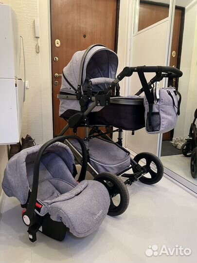 Коляска luxmom 3 в 1