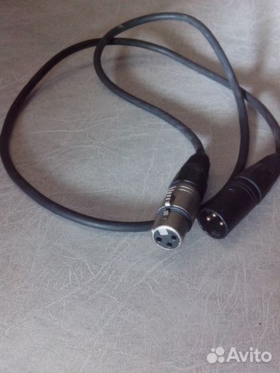 Аудио кабель XLR. jack 6.3