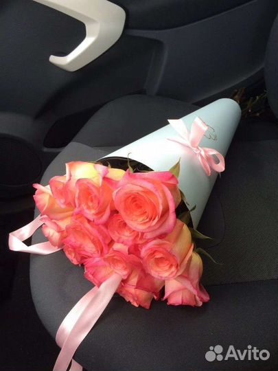 Цветы розы букет