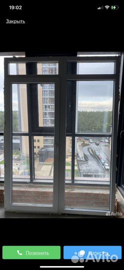 Окно пвх 1750 х 2400 новое
