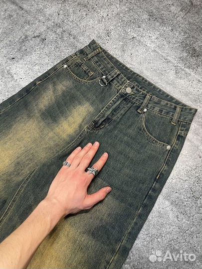 Широченные джинсы type Balenciaga Jaded Diesel, M