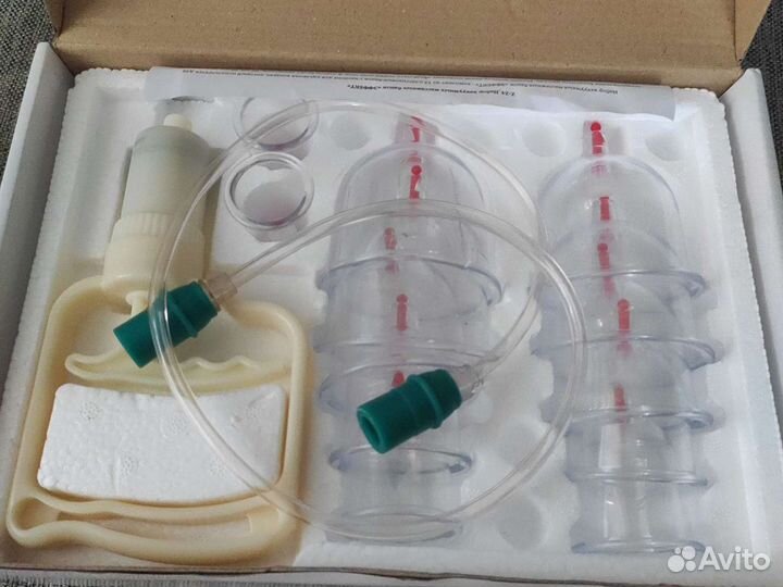 Набор вакуумных массажных банок