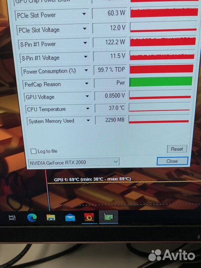 GeForce RTX2060 asus EVO 6Gb OC