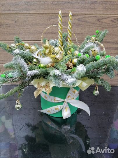 Букет зимняя композиция