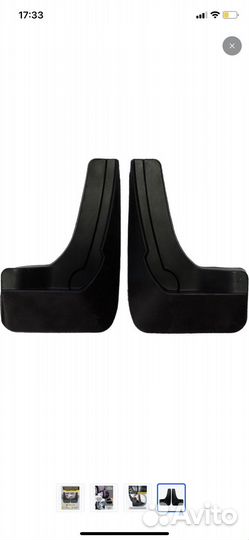 Брызговики задние на volkswagenpolo