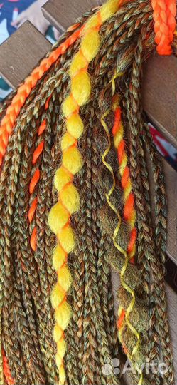 Комплект де кос на затылок