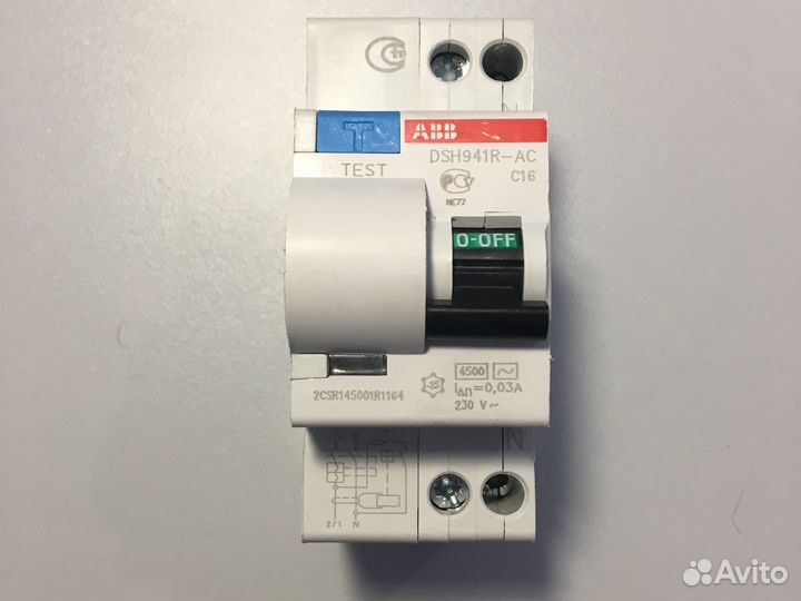 ABB DSH941R С16 диф автомат