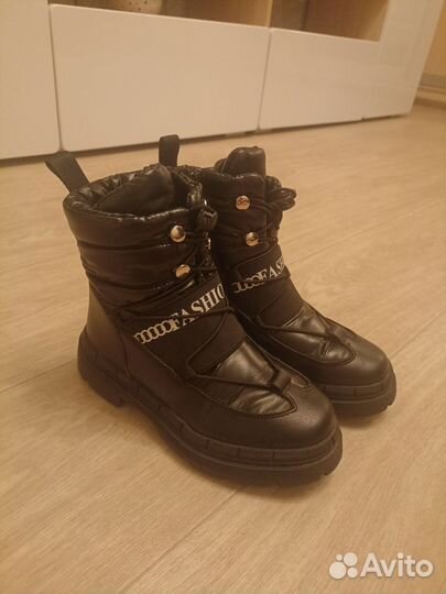 Ботинки зимние для девочки 34