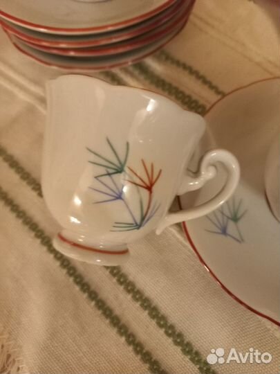 Набор посуды для кофе (форфор)