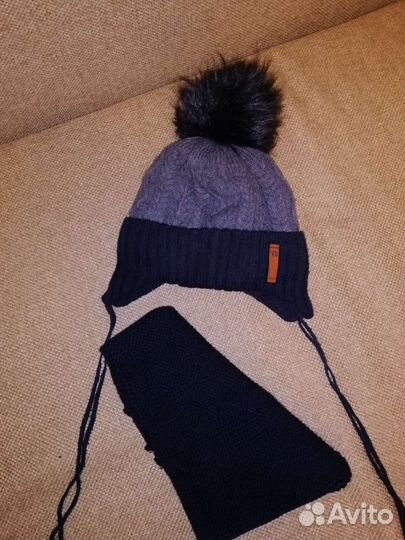 Шапка и снуд 48-50 зима