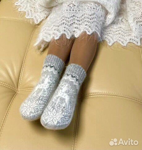 Шерстяные носки женские Пуховые носки Следки